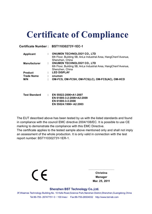 ce certification