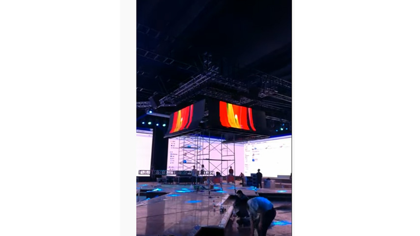 Shanghai Geely Auto Conference P6 Foldable Led Screen