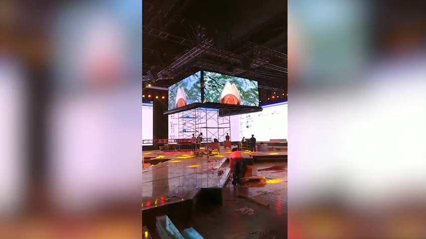 LED Screen Case Video of Geely Automobile Publishing Conference