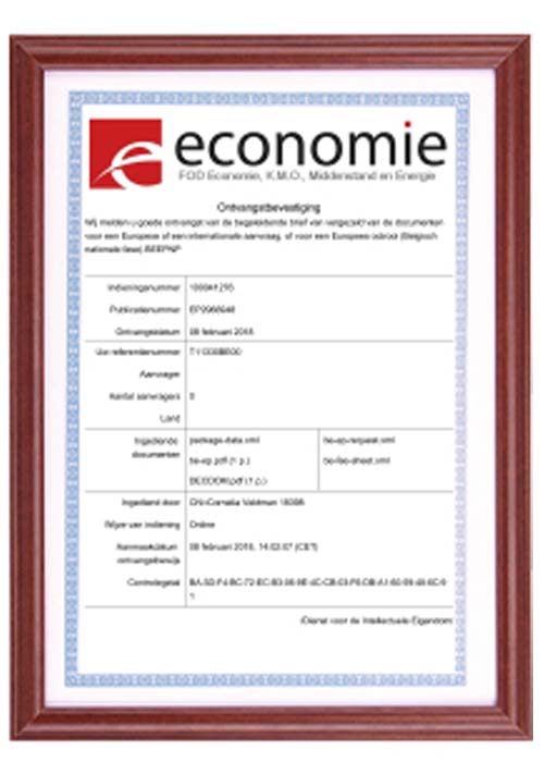 belgian invention patent 1