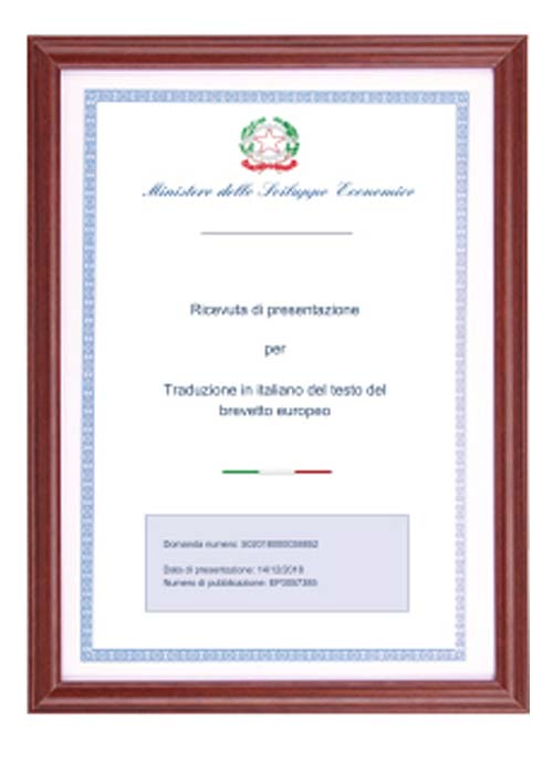 italian invention patent 1
