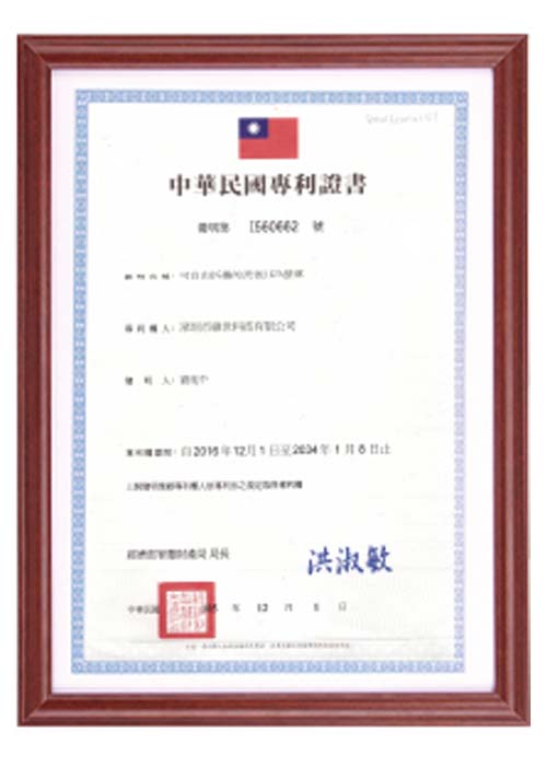 taiwan invention patent
