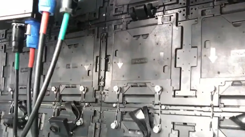 Folding LED Screen Hardware Assembly Guide Module Connection Demo