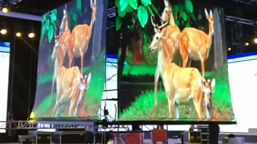 Geely Auto Launch Automatic Lift Up Folding LED Screen Brand Event Application