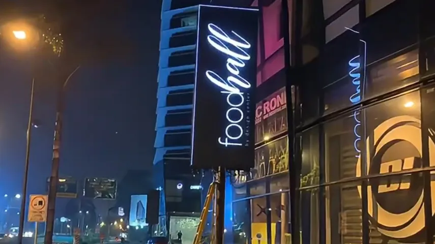 Guatemala Mall Outdoor Ultra Thin LED Screen Commercial Advertising Case