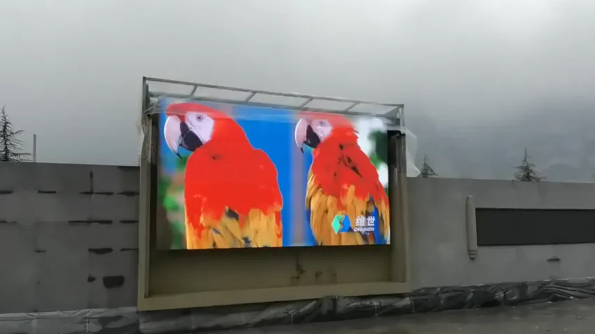 LED Roll Up Curtain Display Lightweight Flexible Structure Demo