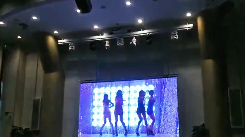 Seoul Church South Korea Automatic Lift Up Folding Screen Auditorium Application