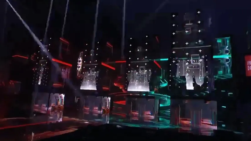 Tmall Double 11 Gala Folding LED Stage Screen Large Scale Event Application