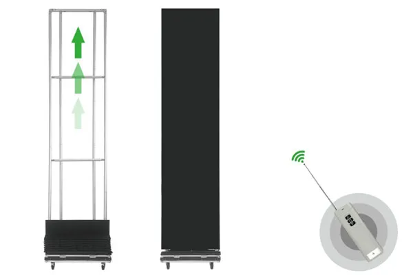 Built-in Motor for One-Touch Automatic Lift