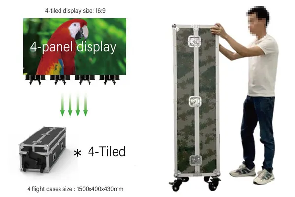 Easy to Move, Foldable for Storage, and Compact for Shipping